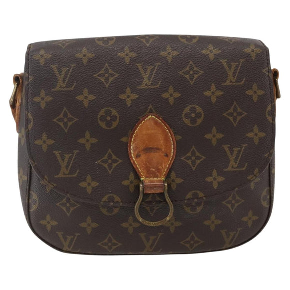 LOUIS VUITTON Monogram Saint Cloud GM Shoulder Bag M51242 LV Auth 171997