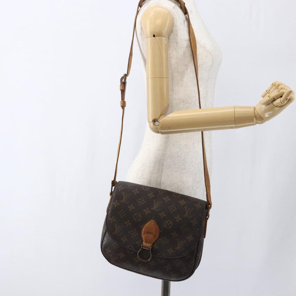 LOUIS VUITTON Monogram Saint Cloud GM Shoulder Bag M51242 LV Auth 171997