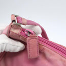 PRADA Accessory Pouch Nylon Pink Silver Auth 171998-9