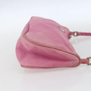 PRADA Accessory Pouch Nylon Pink Silver Auth 171998-4