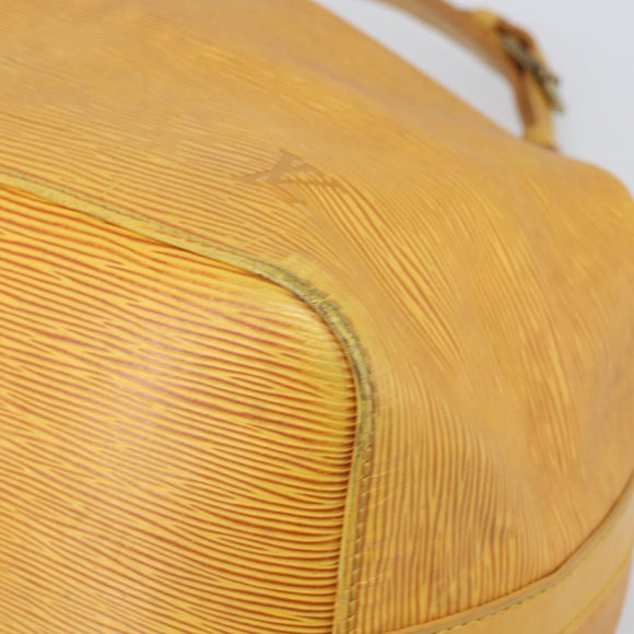 LOUIS VUITTON Epi Petit Noe Shoulder Bag Yellow M44109 LV Auth 171999