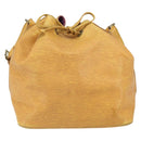 LOUIS VUITTON Epi Petit Noe Shoulder Bag Yellow M44109 LV Auth 171999-13