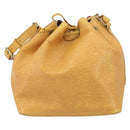 LOUIS VUITTON Epi Petit Noe Shoulder Bag Yellow M44109 LV Auth 171999-2