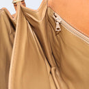 CELINE Macadam Canvas Shoulder Bag PVC Leather Brown Gold Auth 172001-19