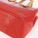 LOUIS VUITTON Monogram Vernis Reade PM Hand Bag Red Rouge M91088 LV Auth 172005-14