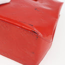 LOUIS VUITTON Monogram Vernis Reade PM Hand Bag Red Rouge M91088 LV Auth 172005-9