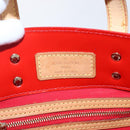 LOUIS VUITTON Monogram Vernis Reade PM Hand Bag Red Rouge M91088 LV Auth 172005-17