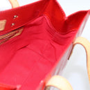 LOUIS VUITTON Monogram Vernis Reade PM Hand Bag Red Rouge M91088 LV Auth 172005-18