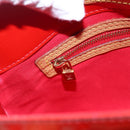 LOUIS VUITTON Monogram Vernis Reade PM Hand Bag Red Rouge M91088 LV Auth 172005-20