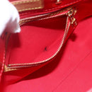 LOUIS VUITTON Monogram Vernis Reade PM Hand Bag Red Rouge M91088 LV Auth 172005-11
