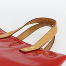 LOUIS VUITTON Monogram Vernis Reade PM Hand Bag Red Rouge M91088 LV Auth 172005-8