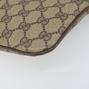 GUCCI GG Supreme Web Sherry Line Bag PVC Beige Gold 68 02 047 Auth 172006-13