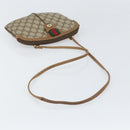 GUCCI GG Supreme Web Sherry Line Bag PVC Beige Gold 68 02 047 Auth 172006-7