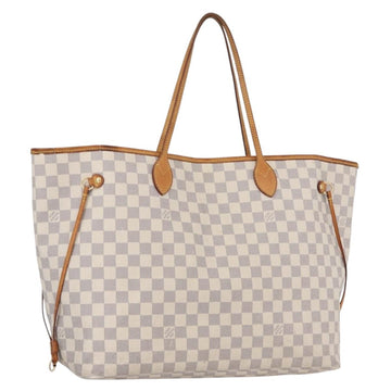 LOUIS VUITTON Damier Azur Neverfull GM Tote Bag N41360 LV Auth 172011A
