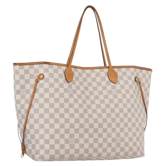 LOUIS VUITTON Damier Azur Neverfull GM Tote Bag N41360 LV Auth 172011A