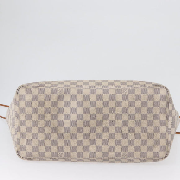 LOUIS VUITTON Damier Azur Neverfull GM Tote Bag N41360 LV Auth 172011A