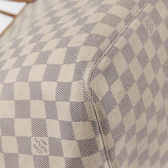 LOUIS VUITTON Damier Azur Neverfull GM Tote Bag N41360 LV Auth 172011A