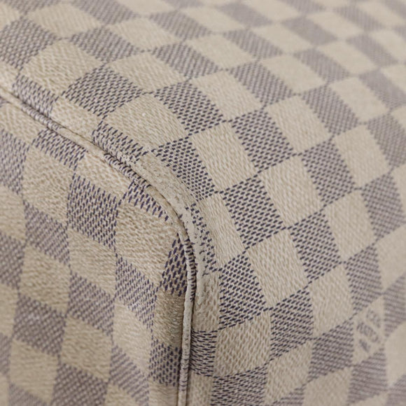 LOUIS VUITTON Damier Azur Neverfull GM Tote Bag N41360 LV Auth 172011A