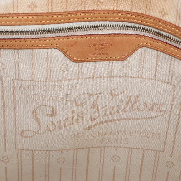 LOUIS VUITTON Damier Azur Neverfull GM Tote Bag N41360 LV Auth 172011A