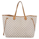 LOUIS VUITTON Damier Azur Neverfull GM Tote Bag N41360 LV Auth 172011A-2