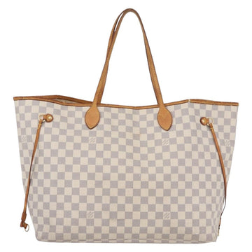 LOUIS VUITTON Damier Azur Neverfull GM Tote Bag N41360 LV Auth 172011A - 0