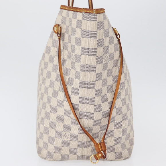 LOUIS VUITTON Damier Azur Neverfull GM Tote Bag N41360 LV Auth 172011A