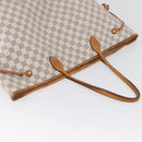 LOUIS VUITTON Damier Azur Neverfull GM Tote Bag N41360 LV Auth 172011A-8