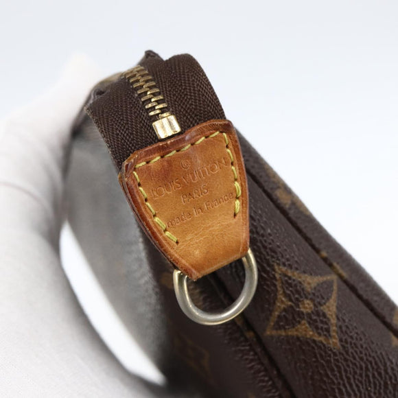 LOUIS VUITTON Monogram Pochette Accessoires Beutel M51980 LV Auth 172012
