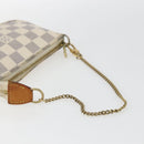 LOUIS VUITTON Damier Azur Mini Pochette Accessoires Etui N63005 Auth 172013A-7