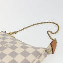 LOUIS VUITTON Damier Azur Mini Pochette Accessoires Etui N63005 Auth 172013A-8
