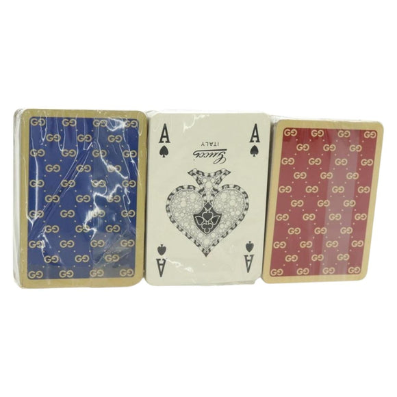 GUCCI Playing Cards Red Green blue Auth 172014A