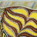 HERMES Carre 90 Scarf ""LE CHAT CARRE"" Silk Beige Auth 172015SAM-3
