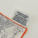 HERMES Carre 90 Scarf ""Animapolis"" Silk White Auth 172016SAM-11