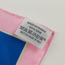 HERMES Carre 90 Scarf ""Duo Cosmique"" Silk Pink Auth 172020SAM-16