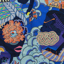 HERMES Carre 90 Scarf ""Duo Cosmique"" Silk Pink Auth 172020SAM-6