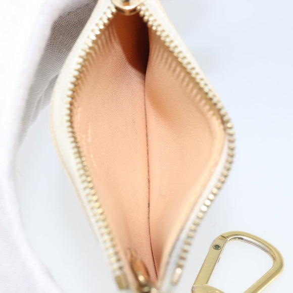 LOUIS VUITTON Monogram Multicolor Pochette Cles Purse White M92655 Auth 172025