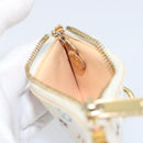 LOUIS VUITTON Monogram Multicolor Pochette Cles Purse White M92655 Auth 172025-11