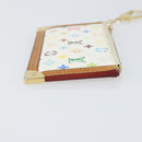 LOUIS VUITTON Monogram Multicolor Pochette Cles Purse White M92655 Auth 172025-3