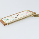 LOUIS VUITTON Monogram Multicolor Pochette Cles Purse White M92655 Auth 172025-5