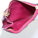 LOUIS VUITTON Vernis Pochette Cle NM Coin Purse Rose Andian M93637 Auth 172026-16