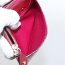 LOUIS VUITTON Vernis Pochette Cle NM Coin Purse Rose Andian M93637 Auth 172026-19