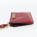 LOUIS VUITTON Vernis Pochette Cle NM Coin Purse Rose Andian M93637 Auth 172026-4