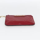 LOUIS VUITTON Vernis Pochette Cle NM Coin Purse Rose Andian M93637 Auth 172026-8