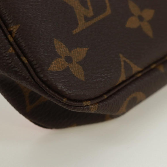 LOUIS VUITTON Monogram Giraffe Mini Pochette Accessoires M62087 LV Auth 172028M