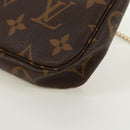 LOUIS VUITTON Monogram Giraffe Mini Pochette Accessoires M62087 LV Auth 172028M-17