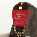LOUIS VUITTON Monogram Giraffe Mini Pochette Accessoires M62087 LV Auth 172028M-18