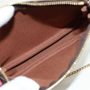 LOUIS VUITTON Monogram Giraffe Mini Pochette Accessoires M62087 LV Auth 172028M-10