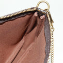 LOUIS VUITTON Monogram Giraffe Mini Pochette Accessoires M62087 LV Auth 172028M-19