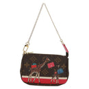 LOUIS VUITTON Monogram Giraffe Mini Pochette Accessoires M62087 LV Auth 172028M-13