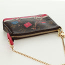 LOUIS VUITTON Monogram Giraffe Mini Pochette Accessoires M62087 LV Auth 172028M-6